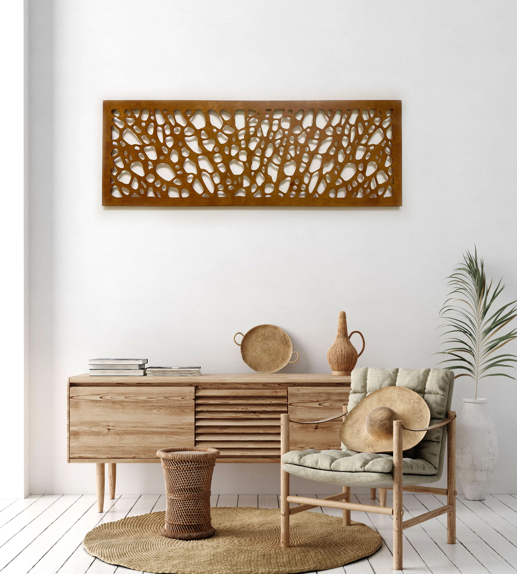 Dekoracja Na Ścianę, Obraz Ażurowy ELIS 120x42 cm - obrazek 3