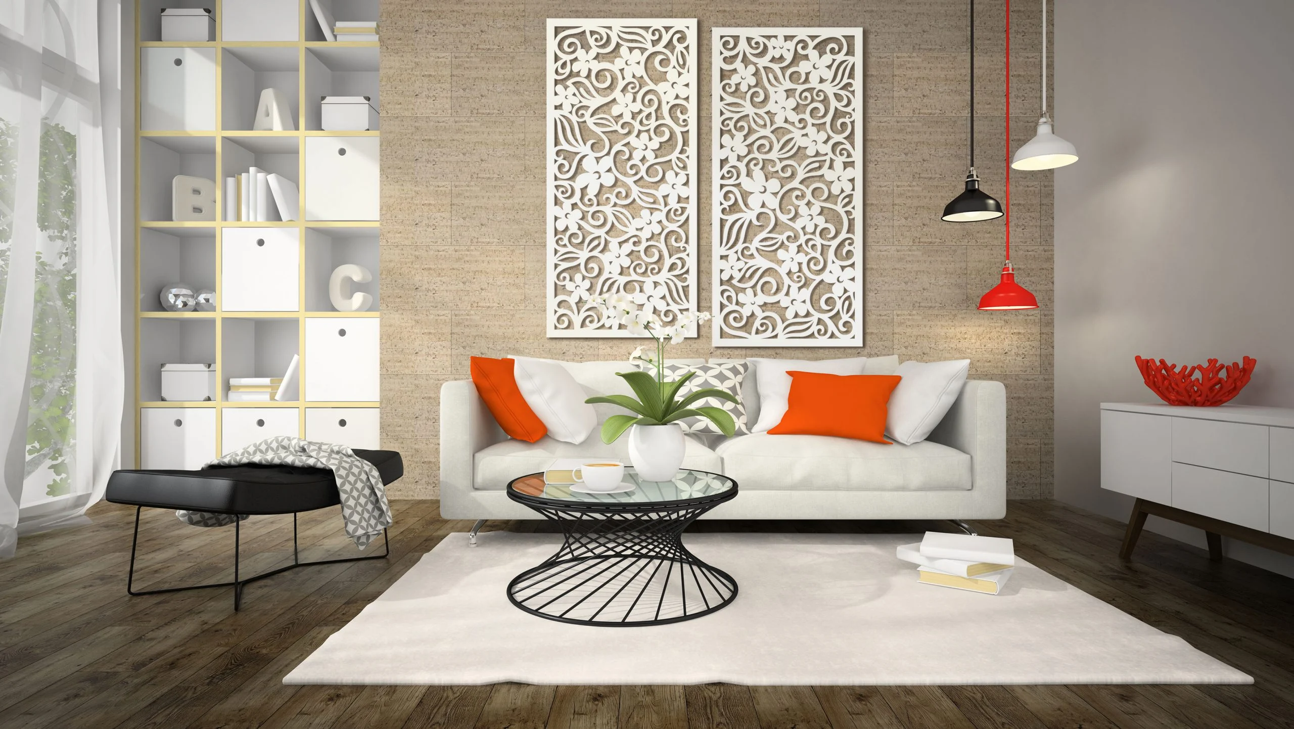 Dekoracja Na Ścianę, Obraz Ażurowy FLORENTYNA 120x55 cm - obrazek 6