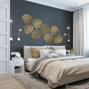 Dekoracja na Ścianę, Drewniane Ażurowe Panele Dekoracyjne MATRIX 8szt 140x95 cm