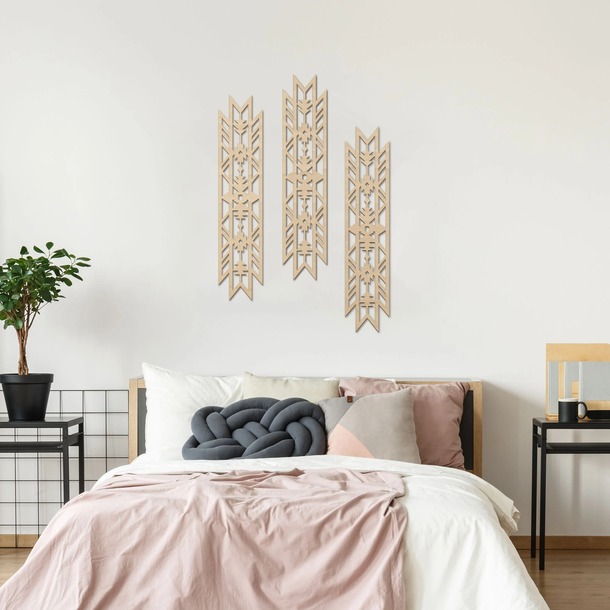 Dekoracja Na Ścianę, Obraz Ażurowy DYPTYK WILLOW 70x35 cm - obrazek 7