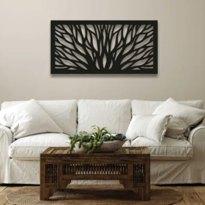 Dekoracja Na Ścianę, Obraz Ażurowy SYKAMOR 120x60 cm