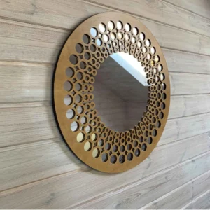 Lustro KOLAR 60 cm, Lakierobejca Dąb