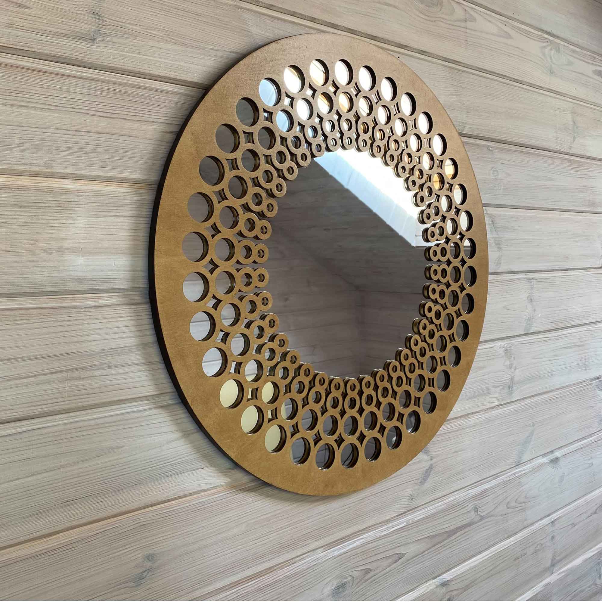 Lustro KOLAR 60 cm, Lakierobejca Dąb
