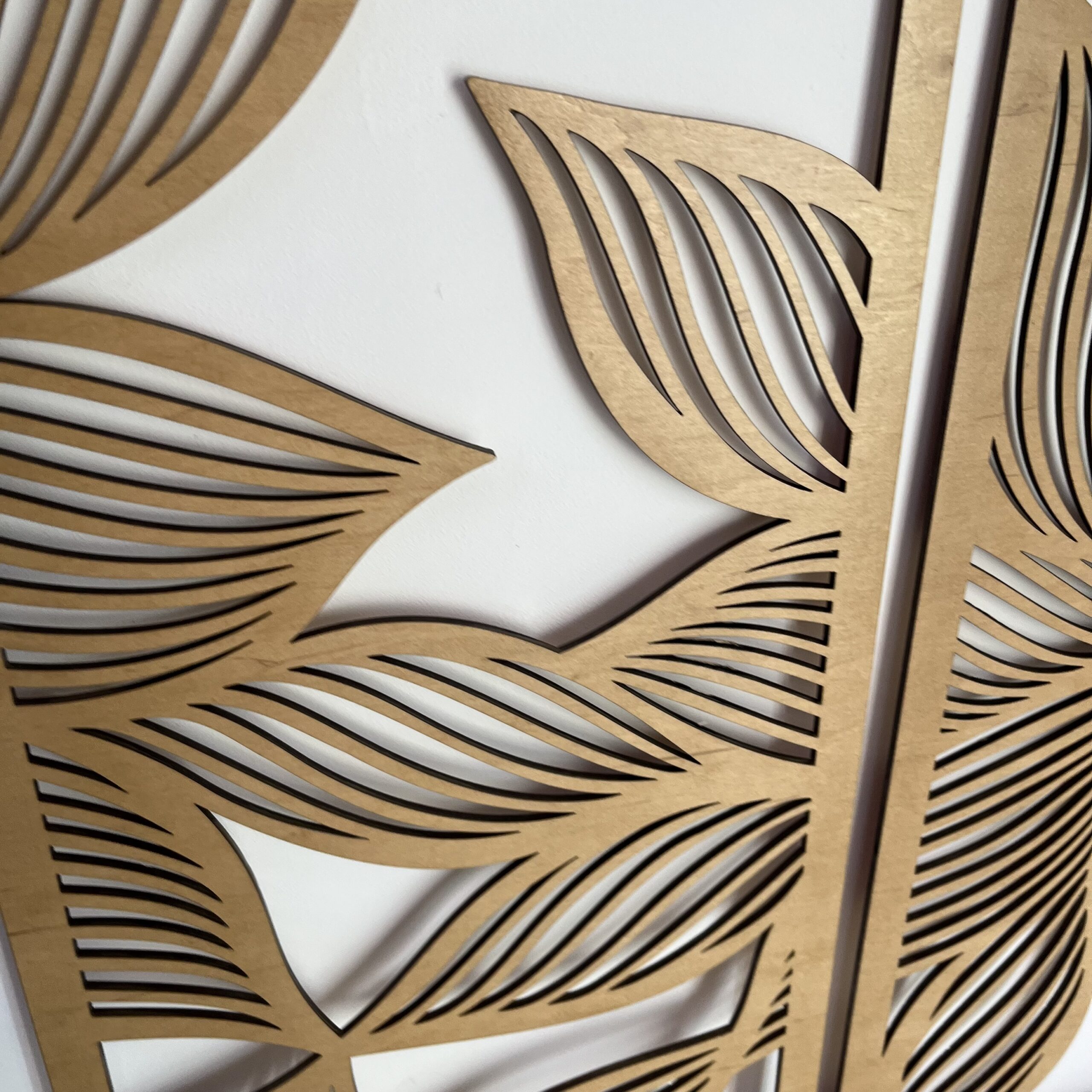 Dekoracja na Ścianę, Drewniane Ażurowe Panele Dekoracyjne DALIA, Komplet 4 Panele 132 X 70cm - obrazek 6